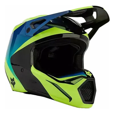 FOX V1 Streak Helmet Black/Yellow Přilba