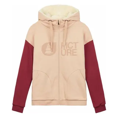 Picture Basement Plush Z Hoodie Women Rose Creme Mikina