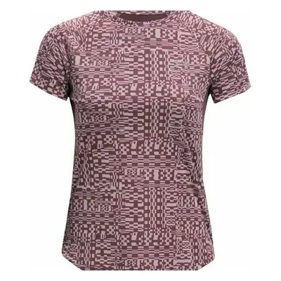 Under Armour UA Speed Stride Printed Ash Plum/Mauve Pink Běžecké tričko s krátkým rukávem