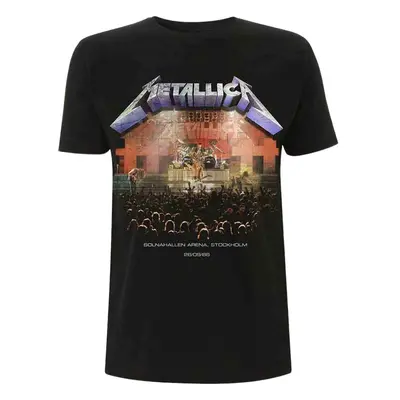 Metallica Tričko Stockholm '86. Unisex Black