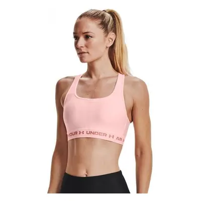 Under Armour Women's Armour Mid Crossback Sports Bra Beta Tint/Stardust Pink Fitness spodní prád