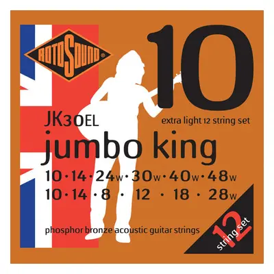 Rotosound JK30EL Jumbo King Struny pro akustickou kytaru