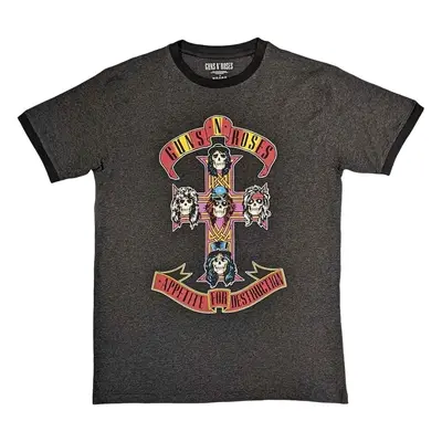 Guns N' Roses Tričko Appetite for Destruction Unisex Charcoal Grey