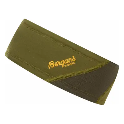 Bergans Cecilie V2 Light Wool Headband Women Trail Green/Dark Olive Green Čelenka