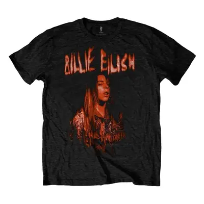 Billie Eilish Tričko Spooky Logo Unisex Black