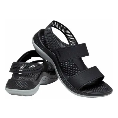 Crocs LiteRide Sandály Black/Light Grey