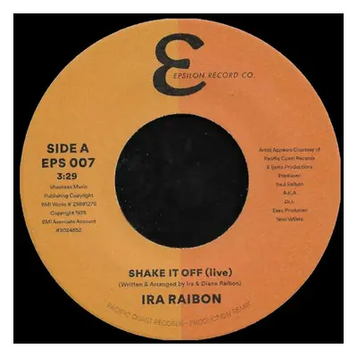 Ira Raibon - Shake It Off/You're My Dream (Live) (7" Vinyl)