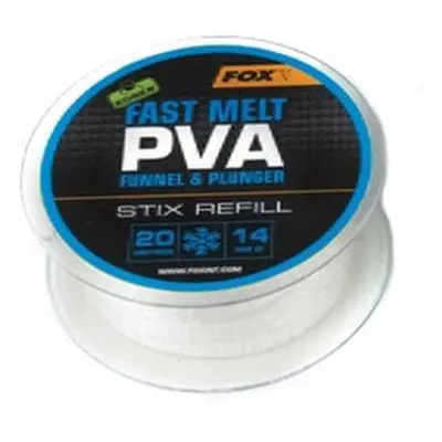 Fox Fishing Edges PVA Mesh Refill Fast Melt Stix m mm PVA punčocha