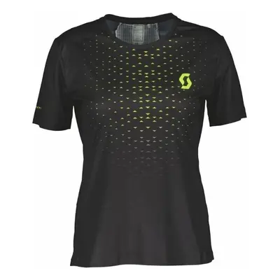 Scott RC Run SS Womens Black/Yellow Běžecké tričko s krátkým rukávem