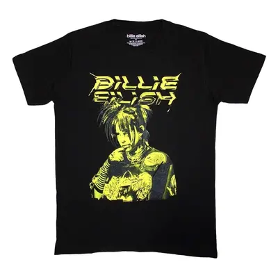 Billie Eilish Tričko Illustration Unisex Black