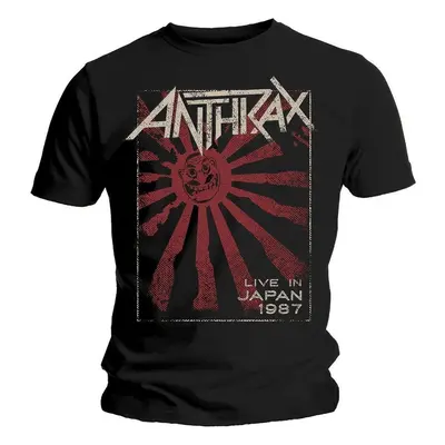 Anthrax Tričko Live in Japan Unisex Black