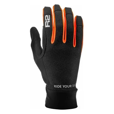 R2 Cruiser Gloves Black/Neon Red Lyžařské rukavice