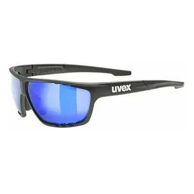 UVEX Sportstyle CV Black Mat/Colorvision Mirror Blue Cyklistické brýle