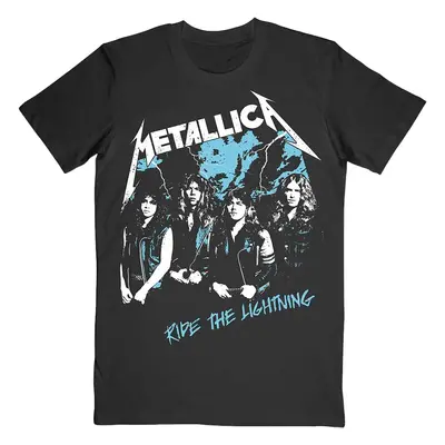 Metallica Tričko Vintage Ride The Lightning Unisex Black