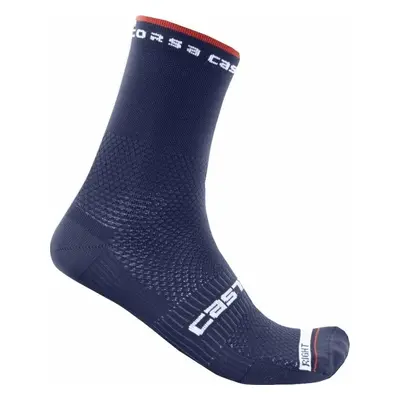 Castelli Rosso Corsa Pro Sock Belgian Blue L/XL Cyklo ponožky