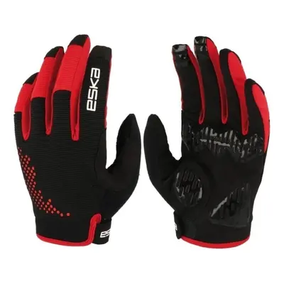 Eska Rebel Black/Red Cyklistické rukavice