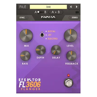 KUASSA Efektor FL3606 Flanger (Digitální produkt)