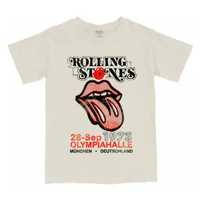 The Rolling Stones Tričko Munich '73 Unisex Sand