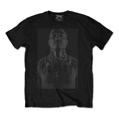 2Pac Tričko Trust no one Unisex Black