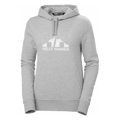 Helly Hansen Women's Nord Graphic Pullover Grey Melange Outdoorová mikina