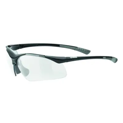 UVEX Sportstyle Black/Grey/Clear Cyklistické brýle