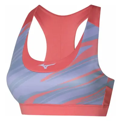 Mizuno Alpha Graphic Bra Pastel Lilac Běžecká podprsenka