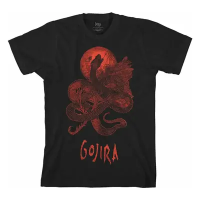 Gojira Tričko Serpent Moon Unisex Black