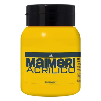 Maimeri Acrilico Akrylová barva Permanent Yellow Medium 500 ml ks