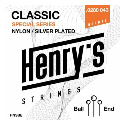 Henry's Nylon Silver Ball End S Nylonové struny pro klasickou kytaru