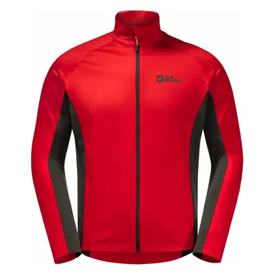 Jack Wolfskin Morobbia FZ Adrenaline Red Outdoorová mikina