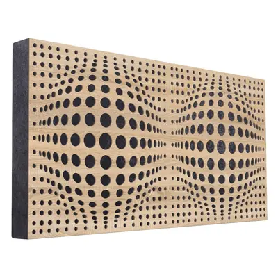 Mega Acoustic FiberPRO120 AcouSphere Sonoma Oak/Black Absorpční dřevěný panel