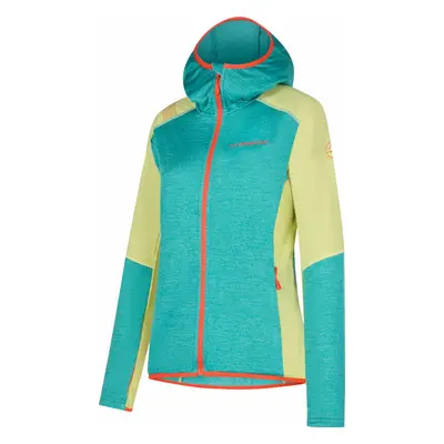 La Sportiva Existence Hoody W Lagoon/Green Banana Outdoorová mikina