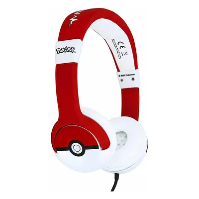 OTL Technologies Pokemon Pokeball Red Sluchátka pro děti