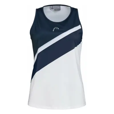 Head Performance Tank Top Women White/Print Tenisové tričko