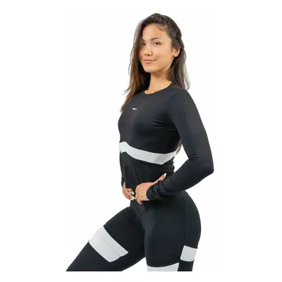 Nebbia Long Sleeve Sporty Top True Hero Black Fitness tričko