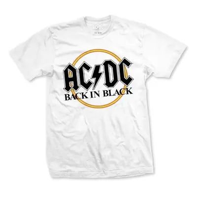 AC/DC Tričko Back in Black Unisex White