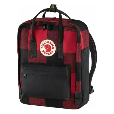 Fjällräven Kånken Re-Wool Batoh Red/Black L