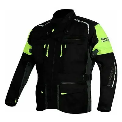 Trilobite Rideknow Tech-Air Black/Yellow Fluo Textilní bunda