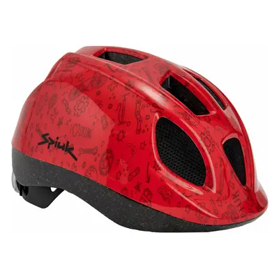 Spiuk Kids Led Helmet Red Dětská cyklistická helma