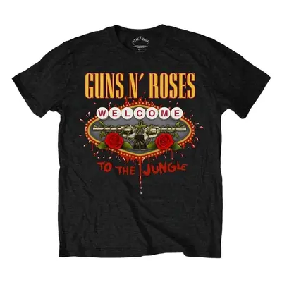 Guns N' Roses Tričko Welcome to the Jungle Unisex Black