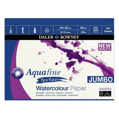 Daler Rowney Aquafine Texture Watercolour Paper Skicář Aquafine g