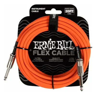 Ernie Ball Flex Instrument Cable Straight/Straight m Rovný - Rovný Nástrojový kabel