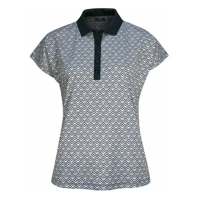 Callaway Womens Chev Geo Brilliant White Polo košile