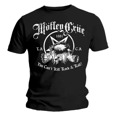 Motley Crue Tričko You Can't Kill Rock & Roll Unisex Black