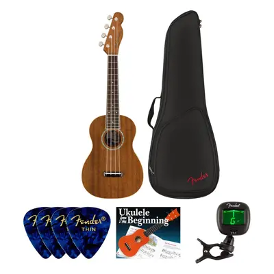 Fender Zuma Ukulele WN Natural SET Natural Koncertní ukulele