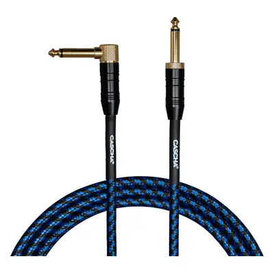 Cascha Professional Line Guitar Cable m Rovný - Lomený Nástrojový kabel