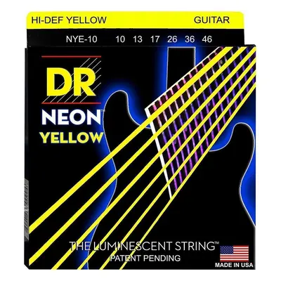 DR Strings NYE-10 Neon Struny pro elektrickou kytaru