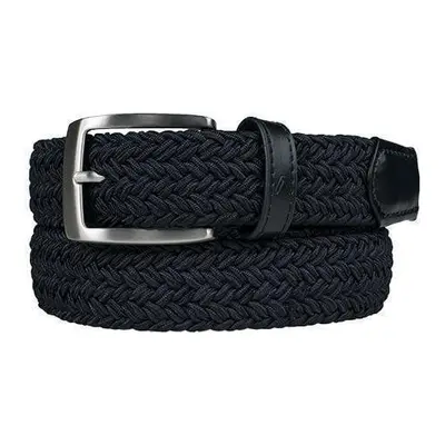 Alberto Basic Braided Mens Navy cm Pásek