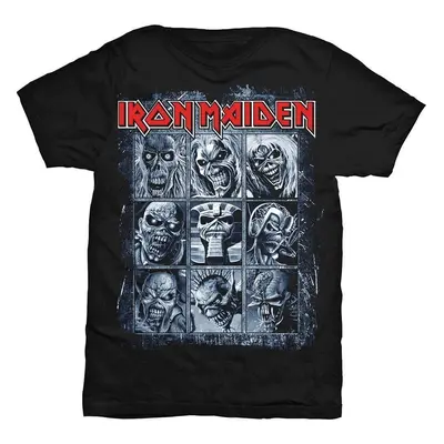 Iron Maiden Tričko Nine Eddies Unisex Black