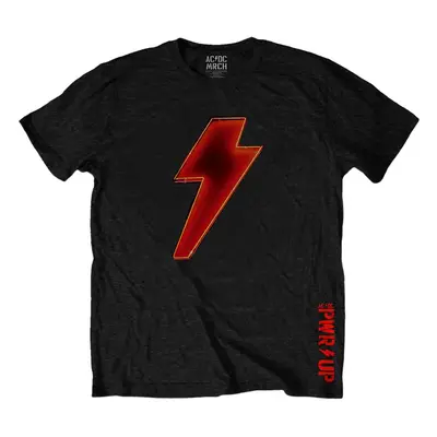 AC/DC Tričko Bolt Logo Unisex Black